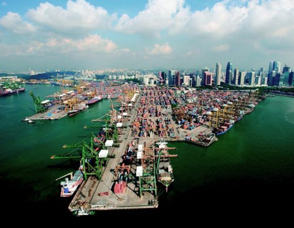 Puerto marítimo de Singapur