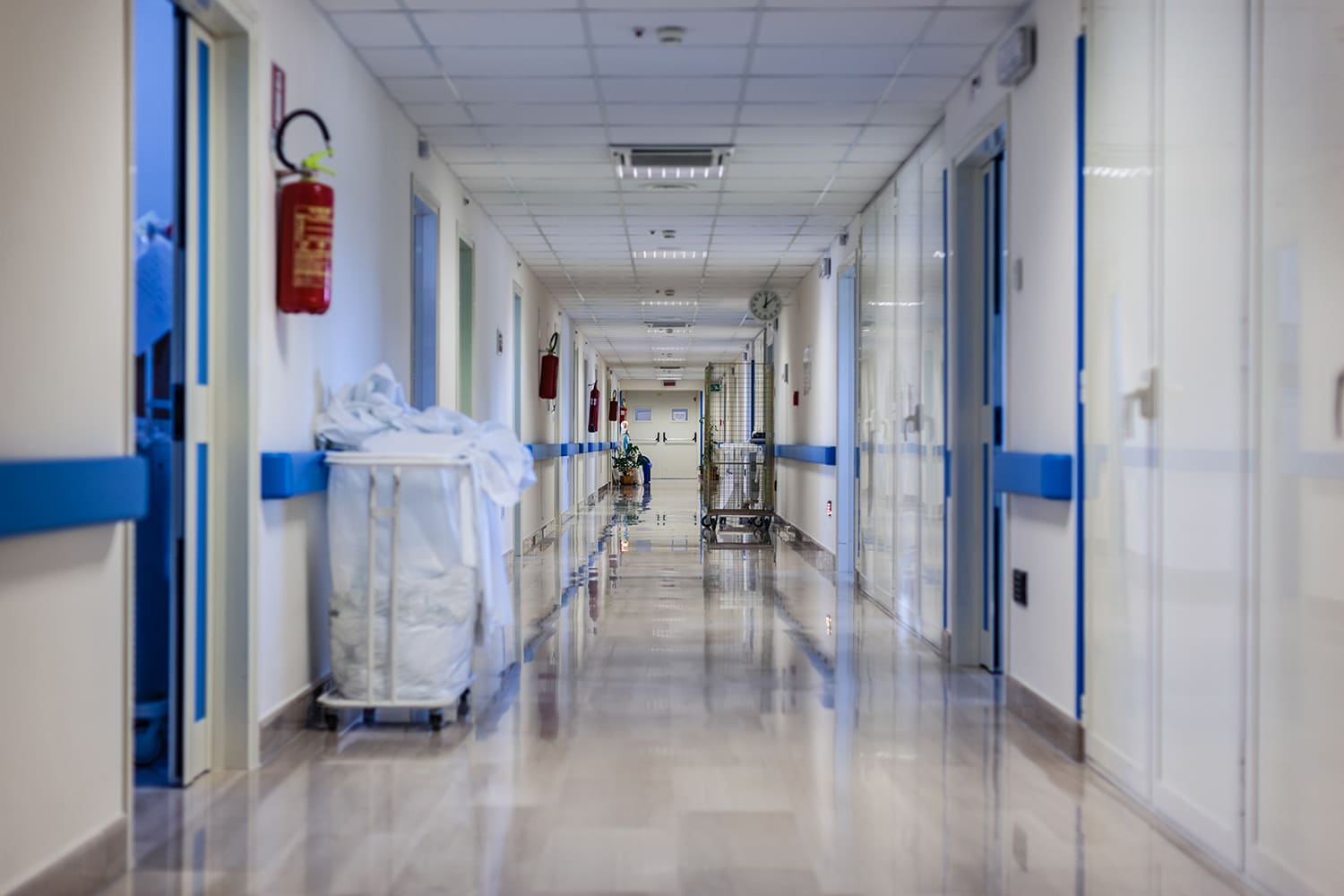 pasillo de hospital