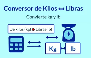 conversor de kilos a libras