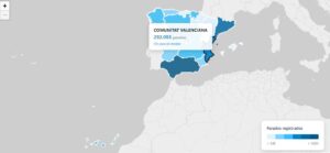 mapa de despempleo